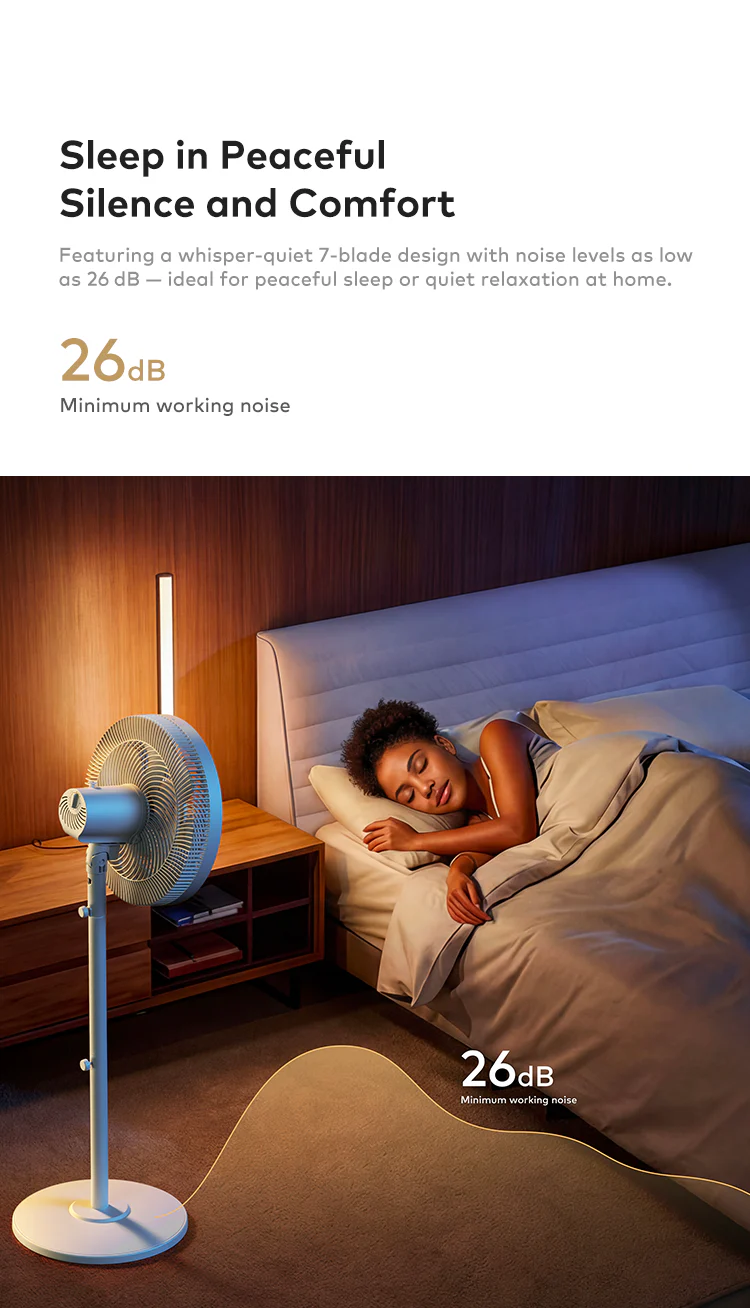 itel 16 Inch Solar Rechargeable Standing Fan-IF-SC16ST - Image 7