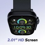 itel 2.01" ISW-L1 Lux HD+ Scratch & Water Proof Smart Watch Double Strap - Image 5
