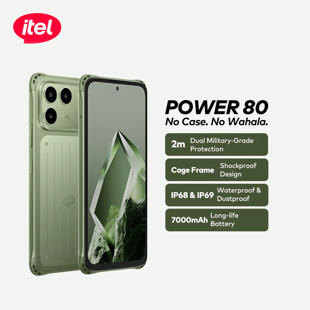 itel Power 80 Smartphone | No Case, No Wahala - Image 3