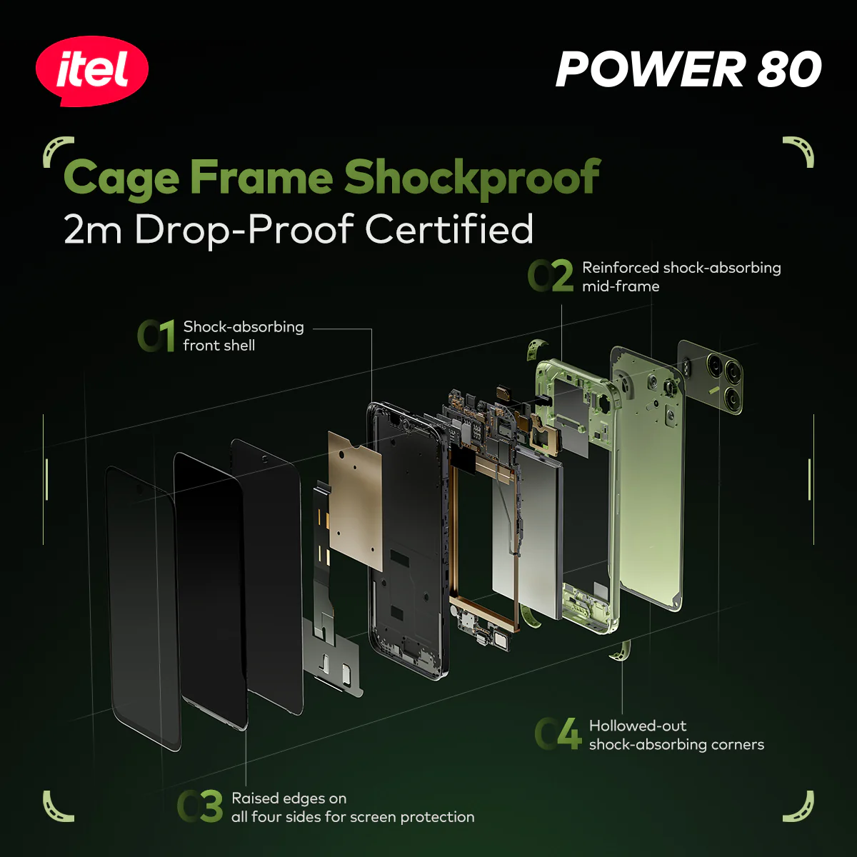 itel Power 80 Smartphone | No Case, No Wahala - Image 4