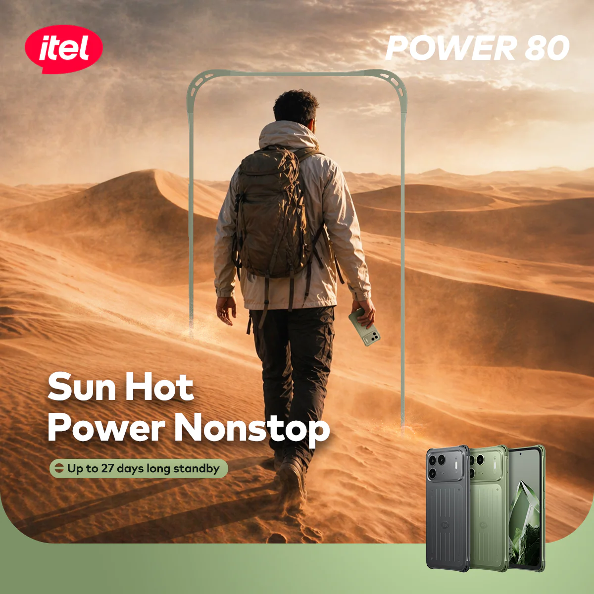 itel Power 80 Smartphone | No Case, No Wahala - Image 9