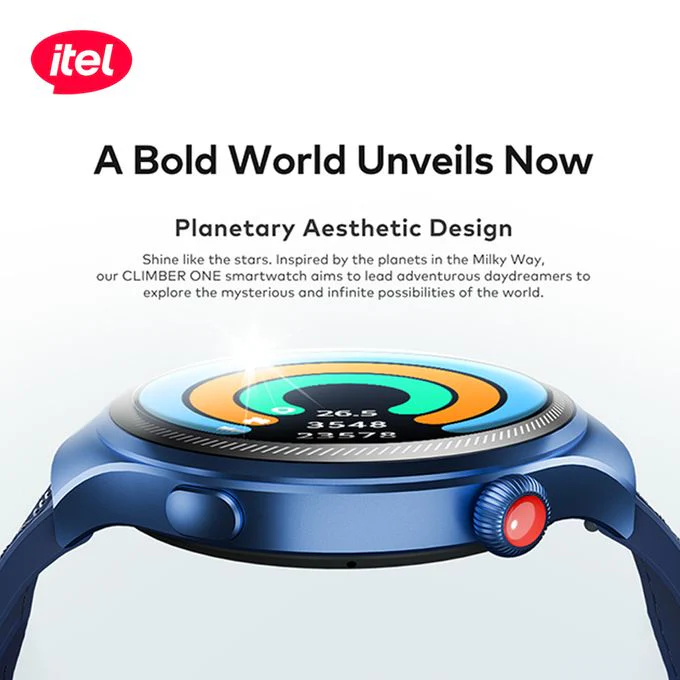 itel smart Watch Edge R1 Pro O43 Fast Charging AMOLED Display - Image 3