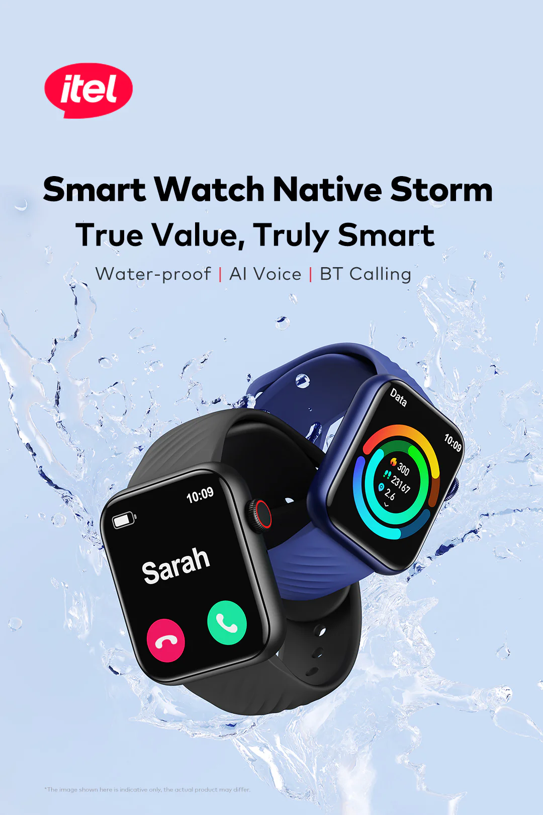 itel Smartwatch O11 Native Storm 3-Days Standby 24H Health Monitor - Image 3